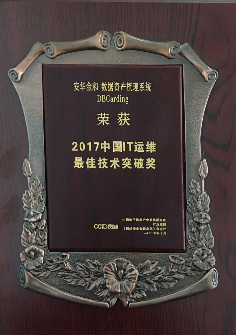 中国IT运维最佳技术突破奖